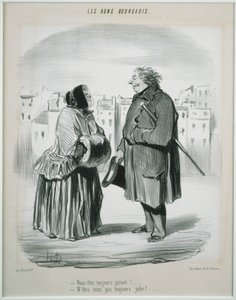 I buoni borghesi - Sei sempre galante! da Honoré Daumier